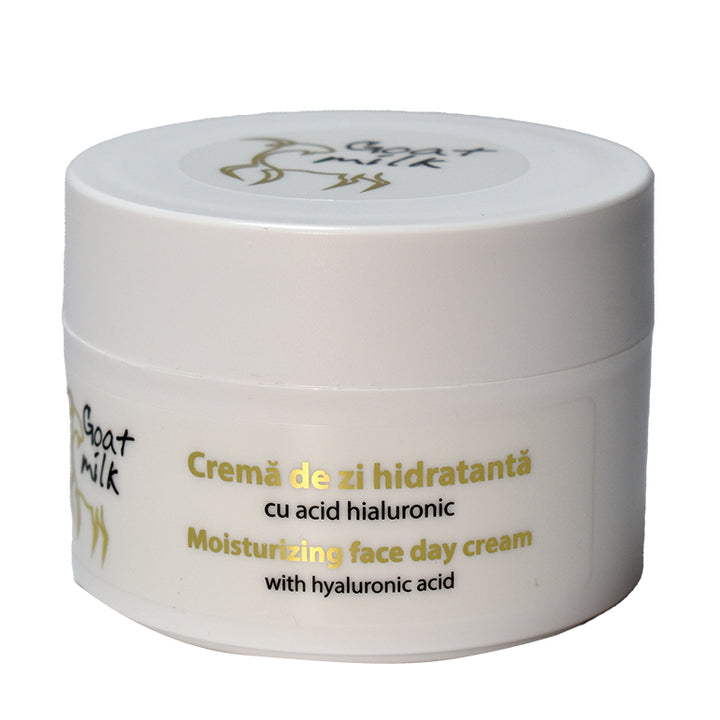 VELLIE - Crema hidratanta de zi cu extract din lapte de capra si acid hialuronic, 50ml