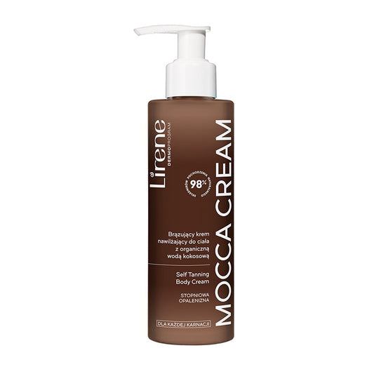 LIRENE PERFECT TAN - Crema hidratanta Mocca pentru bronz gradual, 200ml