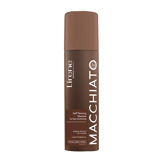 LIRENE PERFECT TAN - Spuma autobronzanta pentru fata si corp MACCHIATO, 150ml