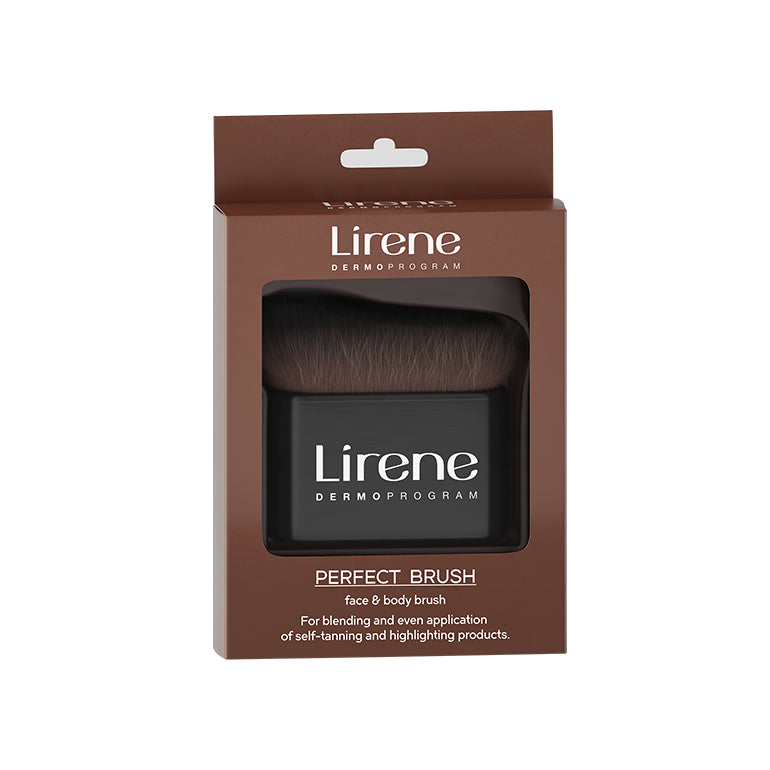 LIRENE PERFECT TAN - Pensula cosmetica Kabuki pentru aplicarea autobronzantului