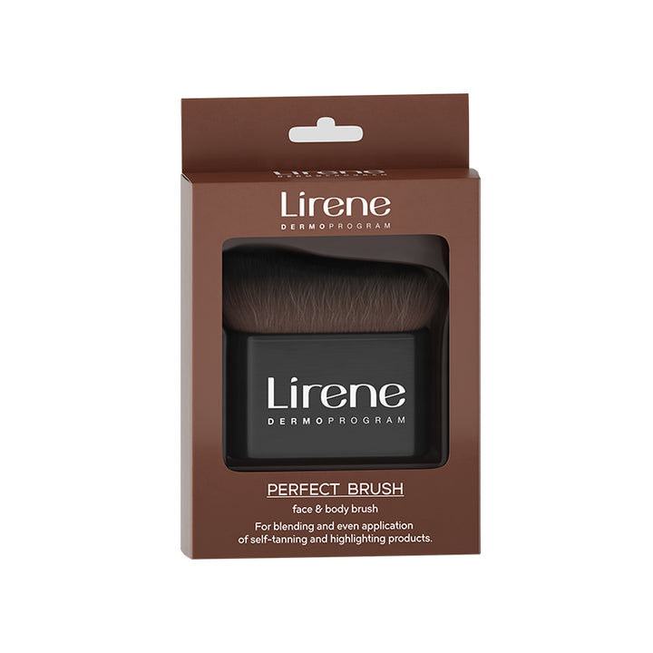 LIRENE PERFECT TAN - Pensula cosmetica Kabuki pentru aplicarea autobronzantului