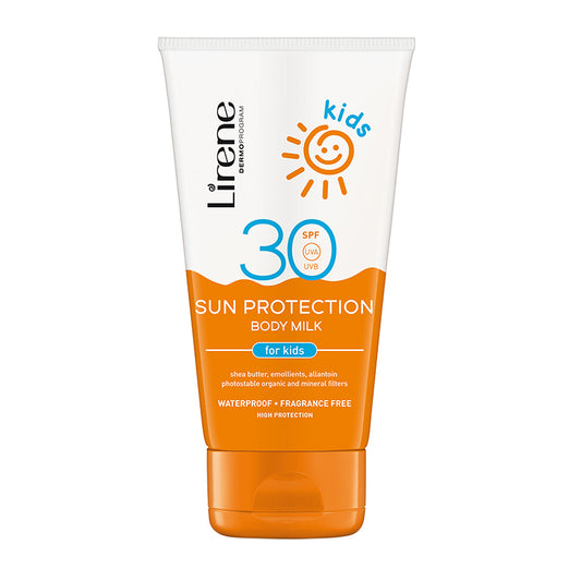 LIRENE SUN - Lapte de corp pentru protectie solara copii SPF 30, 150ml