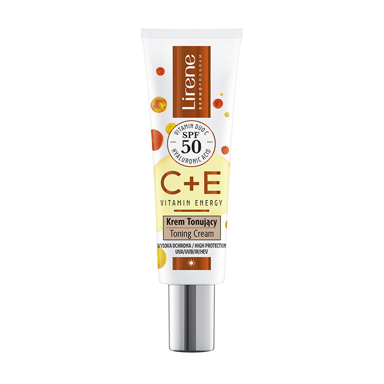 LIRENE C+E VITAMIN ENERGY PRO - Crema tonica SPF50, 30ml