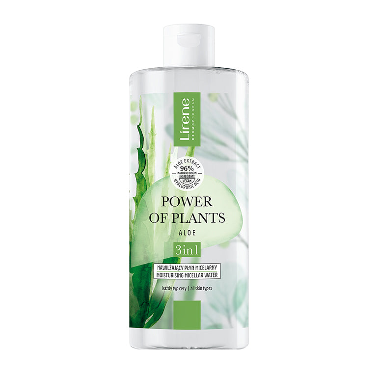 LIRENE POWER OF PLANTS - ALOE - Apa micelara hidratanta, 400ml