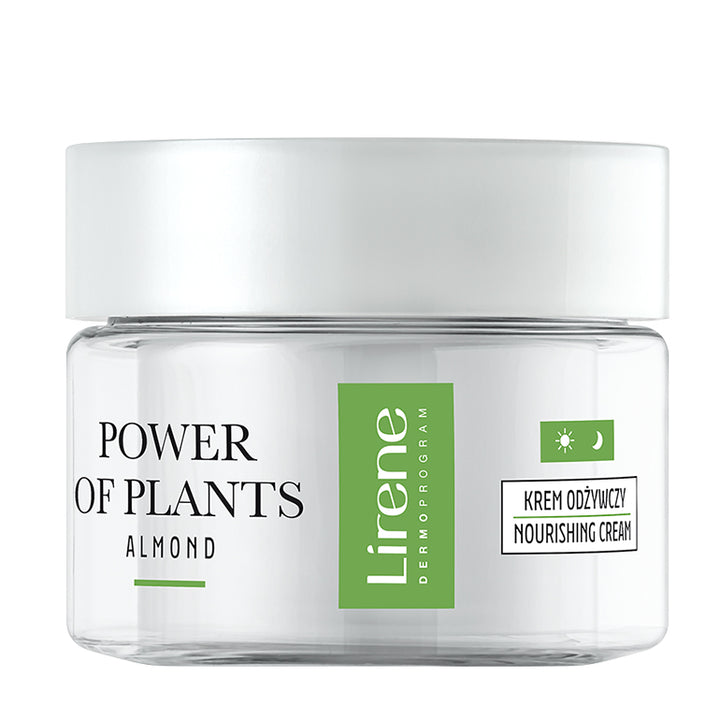 LIRENE POWER OF PLANTS - MIGDALE - Crema hranitoare pentru zi si noapte, 50ml