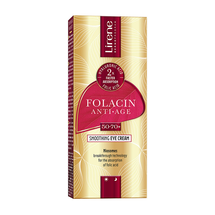 LIRENE FOLACIN - Crema anti-age pentru zona ochilor, cu efect netezitor, 15ml