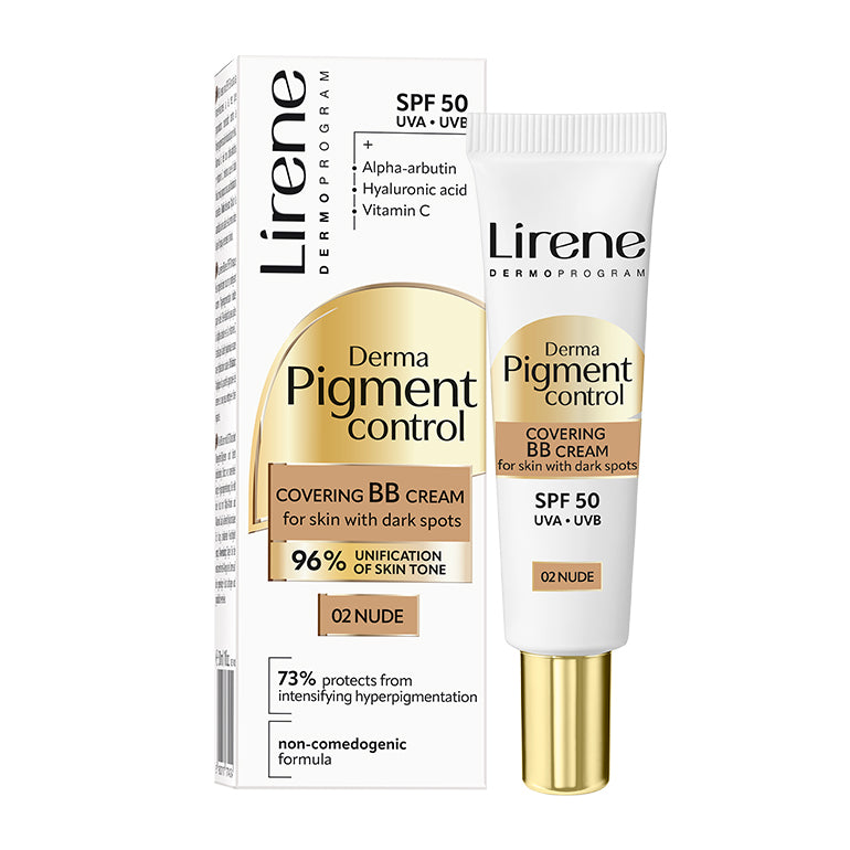 LIRENE DERMA PIGMENT CONTROL - Crema BB pentru acoperirea hiperpigmentarii, SPF 50, 30ml