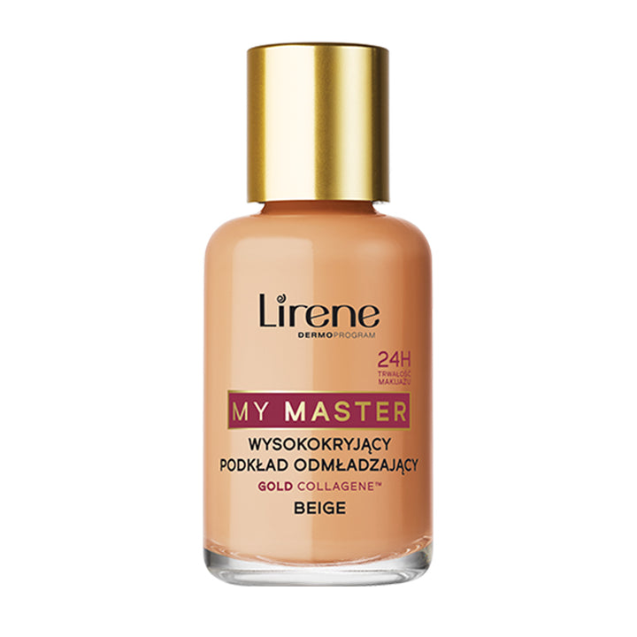 MY MASTER - Fond de ten cu aur coloidal si colagen - acoperire mare, 30ml