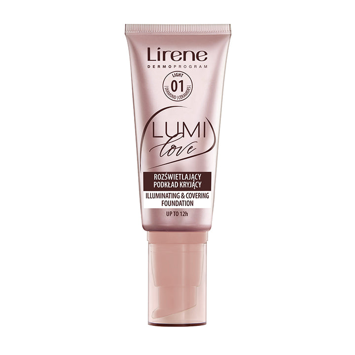 LIRENE -  Fond de ten iluminator cu acoperire completa, 30ml