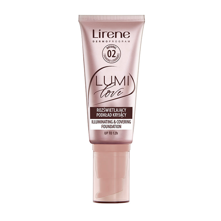 LIRENE -  Fond de ten iluminator cu acoperire completa, 30ml
