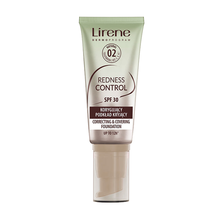 REDNESS CONTROL - Fond de ten corector anti-roseata cu acoperire ridicata, SPF 30
