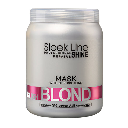 SLEEK LINE - Masca BLOND BLUSH - contine pigment neutralizant roz, 1000ml