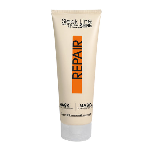 SLEEK LINE - Masca REPARATOARE - par deteriorat, 250ml