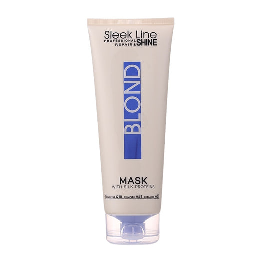 SLEEK LINE - Masca BLOND - contine pigment neutralizant albastru, 250ml