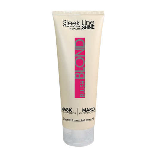 SLEEK LINE - Masca BLOND BLUSH - contine pigment neutralizant roz, 250ml