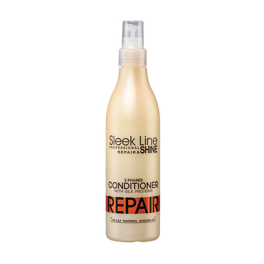 SLEEK LINE - Balsam Bifazic REPARATOR pentru par deteriorat, 300ml