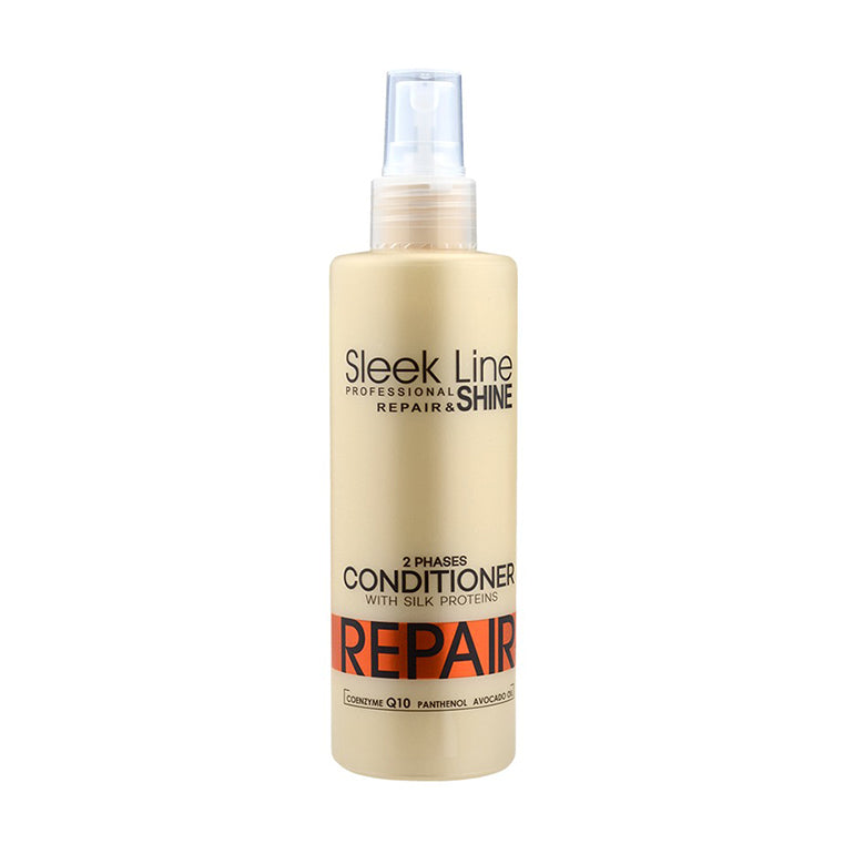 SLEEK LINE - Balsam Bifazic REPARATOR pentru par deteriorat, 200ml
