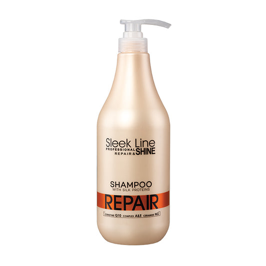 SLEEK LINE - Sampon REPARATOR - par deteriorat, 1000ml