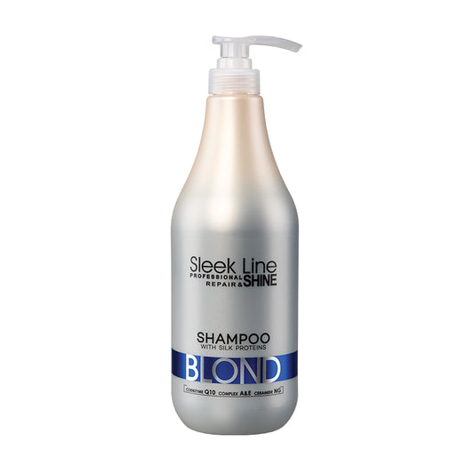 SLEEK LINE - Sampon BLOND - contine pigment neutralizant albastru, 1000ml