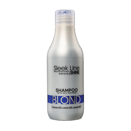 SLEEK LINE - Sampon BLOND - contine pigment neutralizant albastru, 300ml