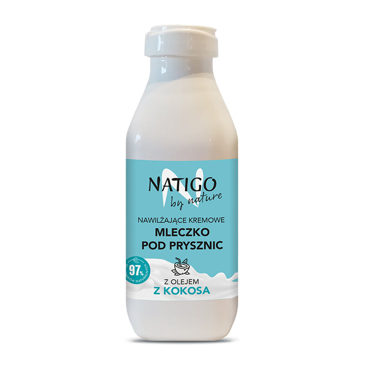 NATIGO BY NATURE - Gel de dus cremos cu ulei de cocos - 97% natural ingredients, 400 ml