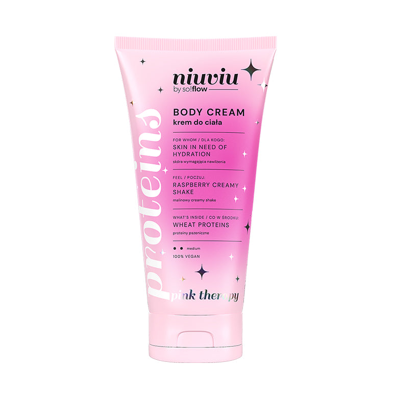 NIUVIU - Crema de corp hidratanta cu zmeura, 200ml