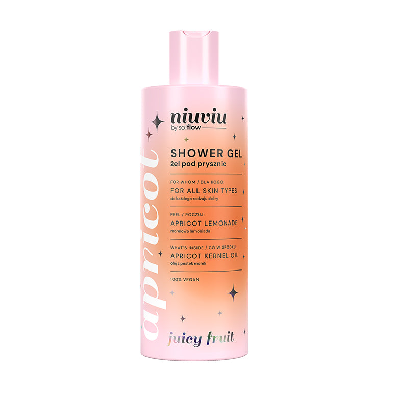 NIUVIU - Gel de dus cu ulei din samburi de caise, 300ml