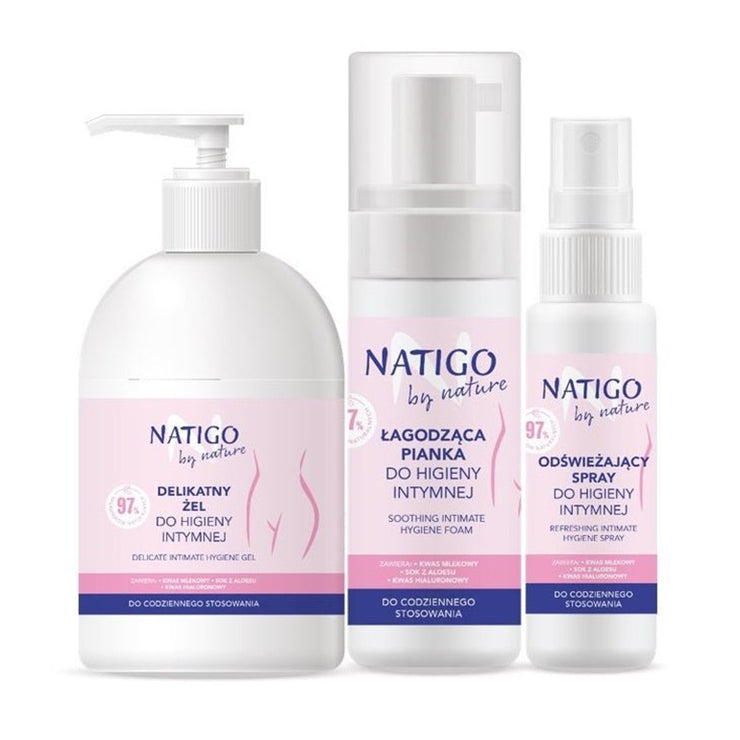 Set igiena intima cu acid hialuronic de la NATIGO BY NATURE