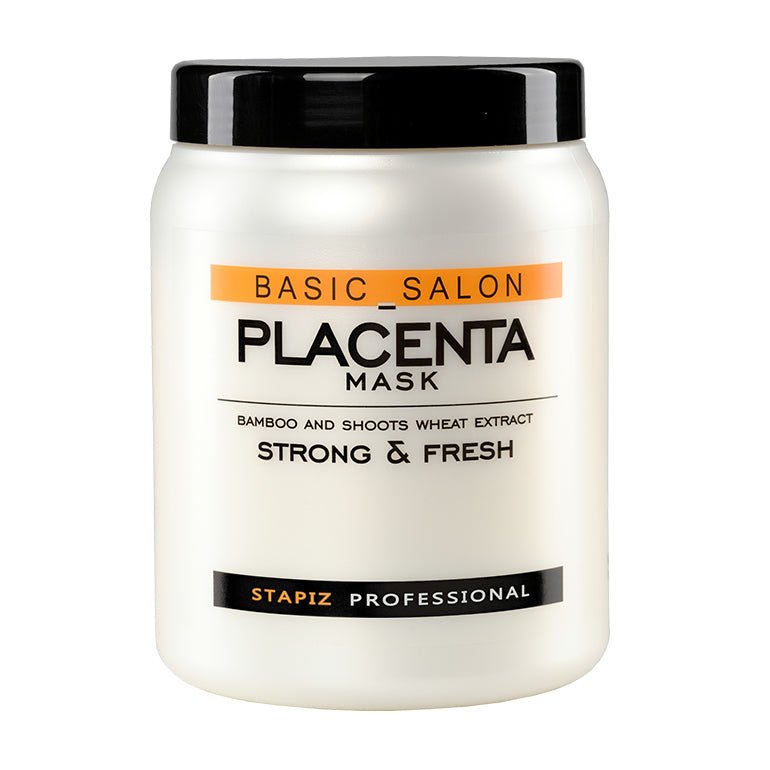 BASIC SALON - BASIC SALON - Masca par PLACENTA (bambus) - hranitoare, 1000ml - AIVI Cosmetics