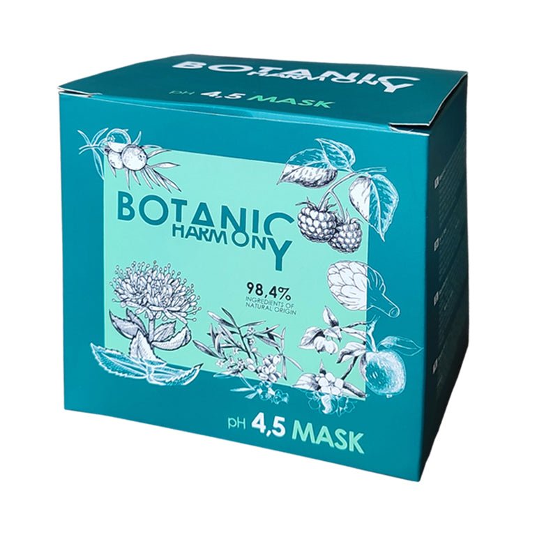 BOTANIC HARMONY - BOTANIC HARMONY - Masca pH 4.5 - efect de intarire a firului de par, Set 50 Plicuri x 10ml - AIVI Cosmetics