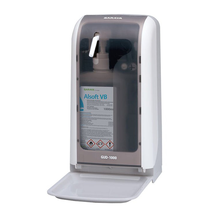 SARAYA - Dispenser fara atingere pentru dezinfectarea mainilor. Model GUD-1000AT, capacitate 1L - AIVI Cosmetics