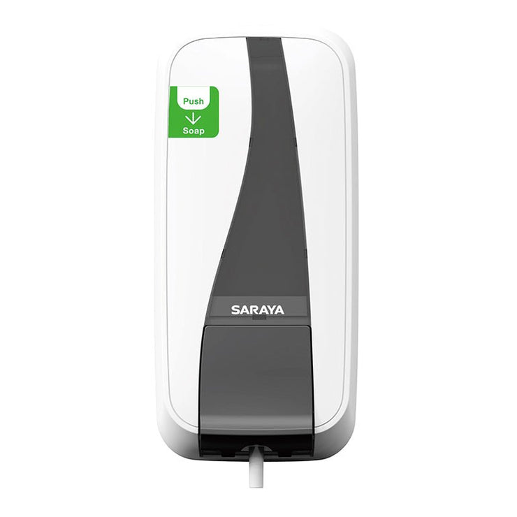 SARAYA - Dispenser manual pentru dezinfectarea mainilor. Model Sanilavo MD-450, capacitate 450ml - AIVI Cosmetics