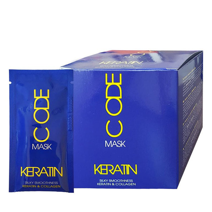 KERATIN CODE - KERATIN CODE - Masca Keratina si Colagen Set 50 Plicuri x 10ml - AIVI Cosmetics