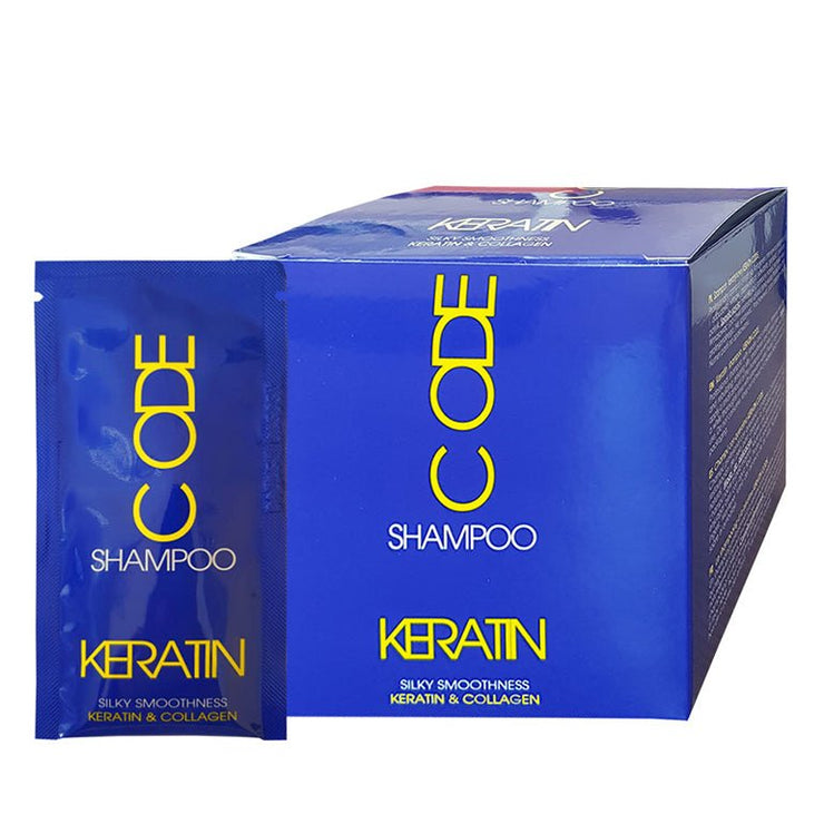 KERATIN CODE - KERATIN CODE - Sampon Keratina si Colagen Set 40 Plicuri x 15ml - AIVI Cosmetics