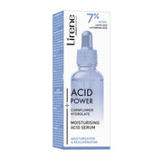 LIRENE ACID POWER - LIRENE ACID POWER - Ser acid hidratant, Lirene Acid Power cu hidrolat din floare de colt si complex 7% acid lactic si lactobionic, 30ml - AIVI Cosmetics