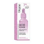 LIRENE ACID POWER - LIRENE ACID POWER - Ser acid netezitor, Lirene Acid Power cu hidrolat din trandafir si complex 7% acid glicolic, succinic si lactic, 30ml - AIVI Cosmetics