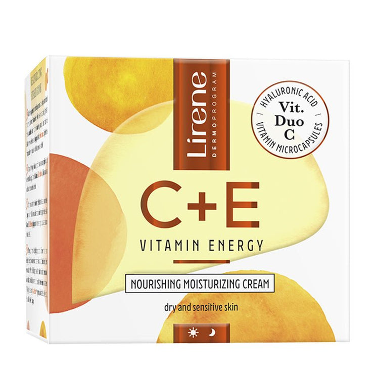 LIRENE C+E VITAMIN ENERGY PRO - LIRENE C+E VITAMIN ENERGY PRO - Crema hranitoare, profund hidratanta C+E PRO, pentru zi si noapte, 50ml - AIVI Cosmetics