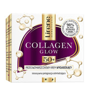 LIRENE COLLAGENE GLOW - LIRENE COLLAGENE GLOW - Crema anti-rid efect netezitor 50+, Collagene si Retinol, 50ml - AIVI Cosmetics