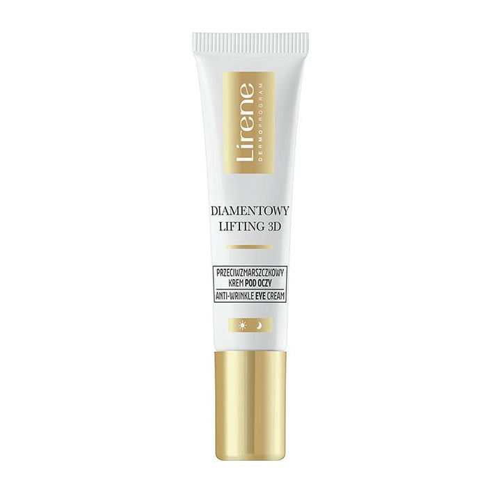 LIRENE DIAMOND LIFTING 3D - LIRENE DIAMOND LIFTING 3D - Crema anti-rid cu efect de lifting pentru zona ochilor, 15ml - AIVI Cosmetics