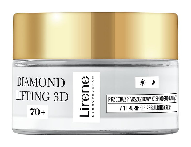 LIRENE DIAMOND LIFTING 3D - LIRENE DIAMOND LIFTING 3D - Crema reconstructie anti-rid 70+, pentru zi si noapte, 50ml - AIVI Cosmetics