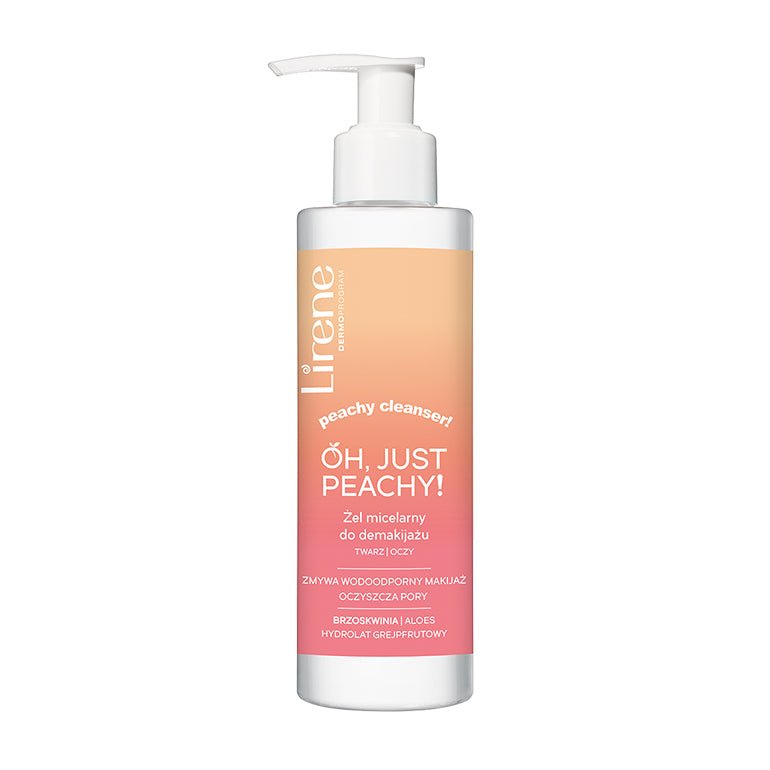 LIRENE Just Peachy - LIRENE JUST PEACHY - Gel micelar cremos demachiant, 145ml - AIVI Cosmetics