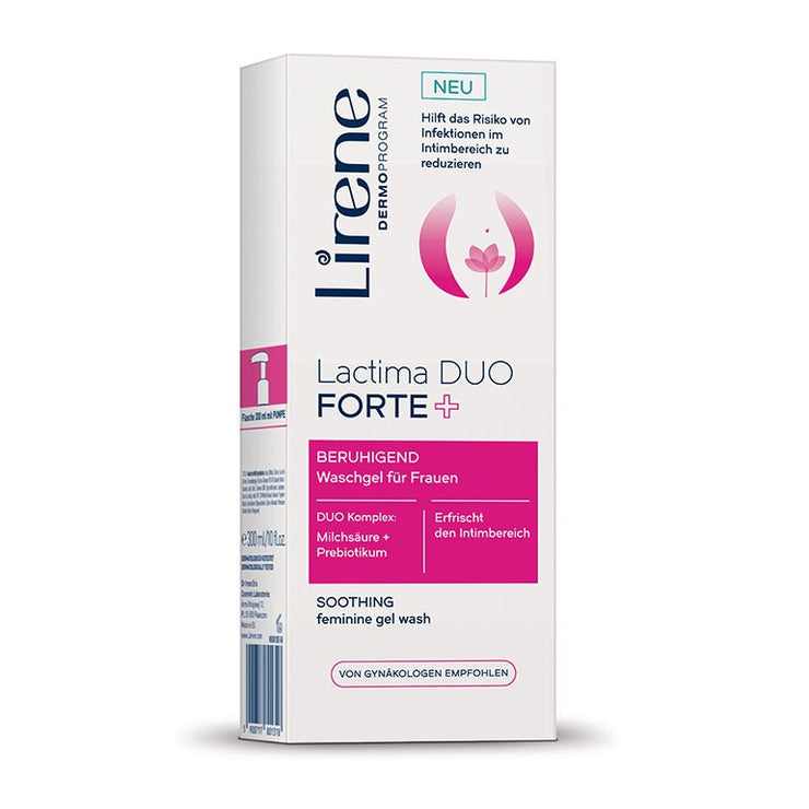 LIRENE - LIRENE LACTIMA - Gel intim Lactima DUO FORTE+, 300ml - AIVI Cosmetics